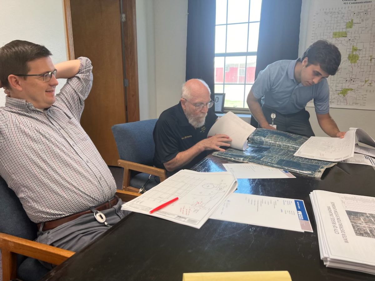 Bill Smith and Design Engineers from Freese & Nichols