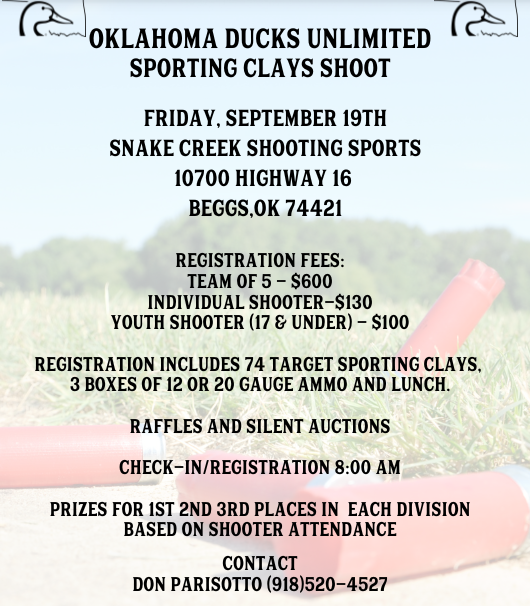 Duck Creek Clay Shoot Beggs 2025